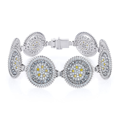 DIAMOND PIT TENNIS NECKLACE