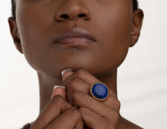 PIT LAPIS LAZULI RING