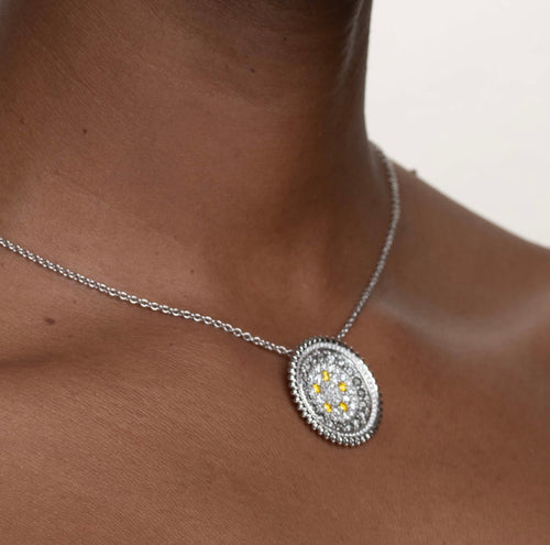 PIT SMALL MEDALLION NECKLACE