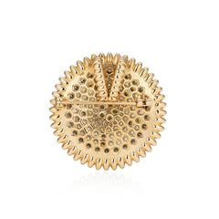 PIT LARGE MEDALLION NECKLACE - BROOCH