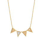 SYBIL 4-POINT DIAMOND NECKLACE