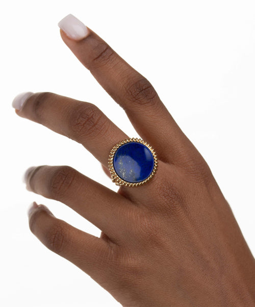 PIT LAPIS LAZULI COCKTAIL RING